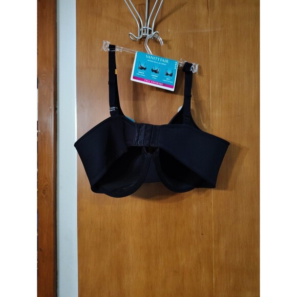 NEW Vanity Fair Body Caress Full Coverage Contour Bra 75335 black 40DD - Picture 6 of 7